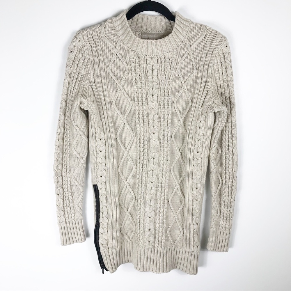 COPY - Banana Republic Cable Knit Crew Sweater Cr…